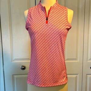 BLACK CLOVER Sleeveless Pink Patterned Women's Top